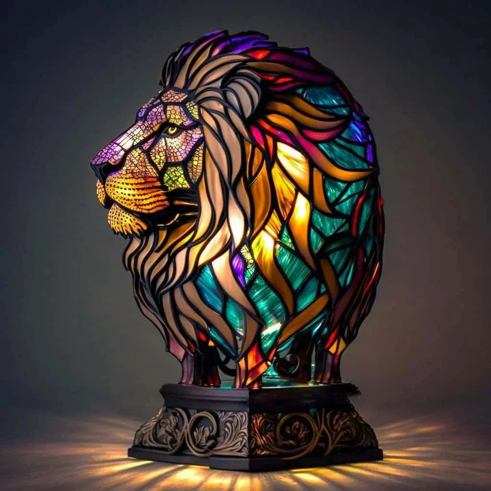Artistic Glass Lamp with Unique Animal Designs for Stylish Decor