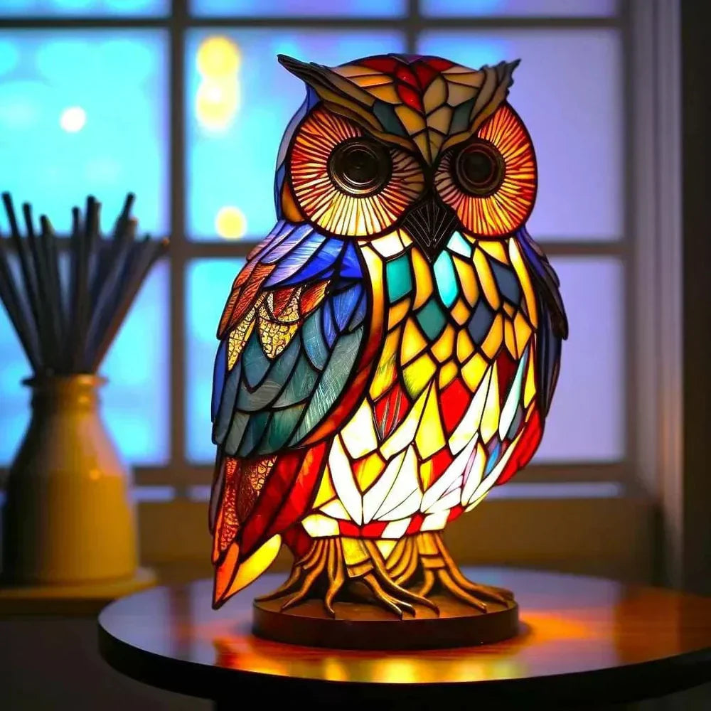 Artistic Glass Lamp with Unique Animal Designs for Stylish Decor