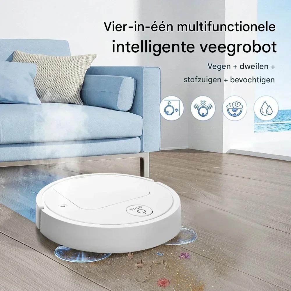 Aspirateur robot nettoyant multifonction 4 en 1