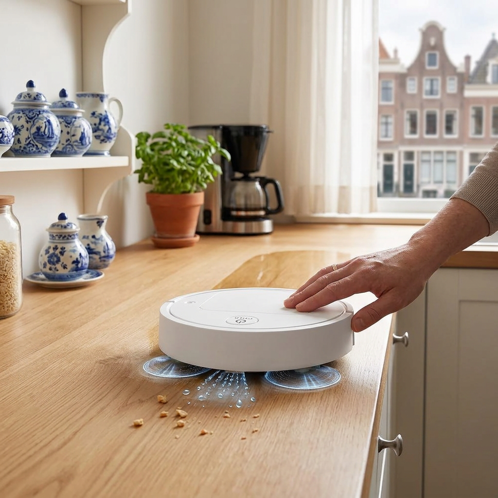 Aspirateur robot nettoyant multifonction 4 en 1