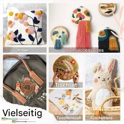 Assortiment d'aiguilles à broder avec code couleur