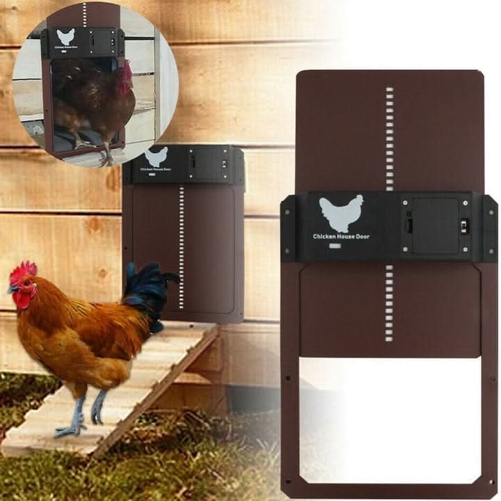 AUTOCOOP – Automatic Chicken Coop Door with Light Sensor & Weather Protection