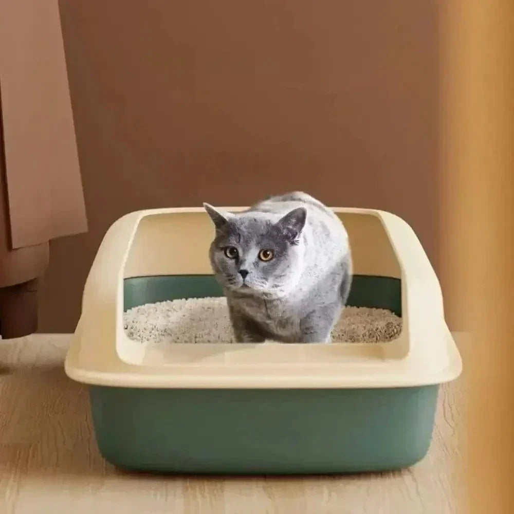 Bac à litière pour chat, largeur 30 cm – compact et hygiénique