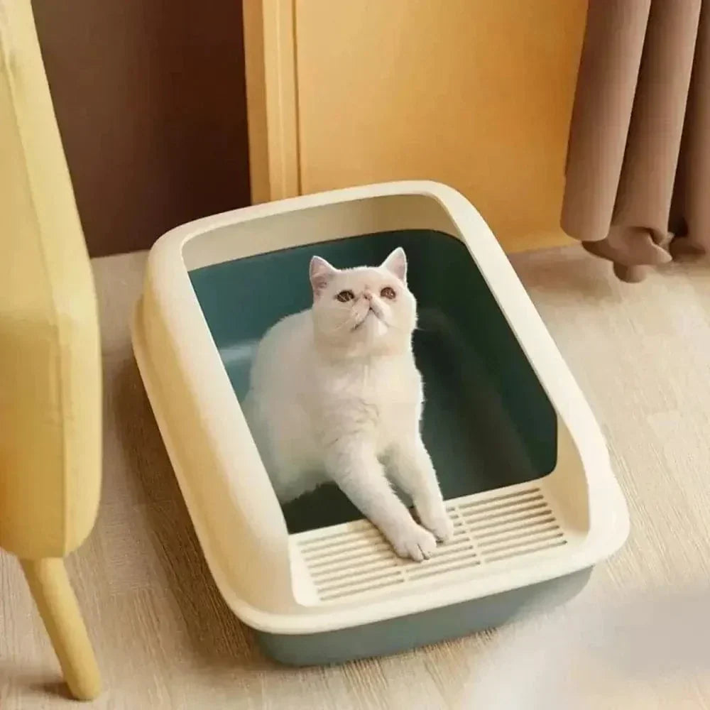 Bac à litière pour chat, largeur 30 cm – compact et hygiénique