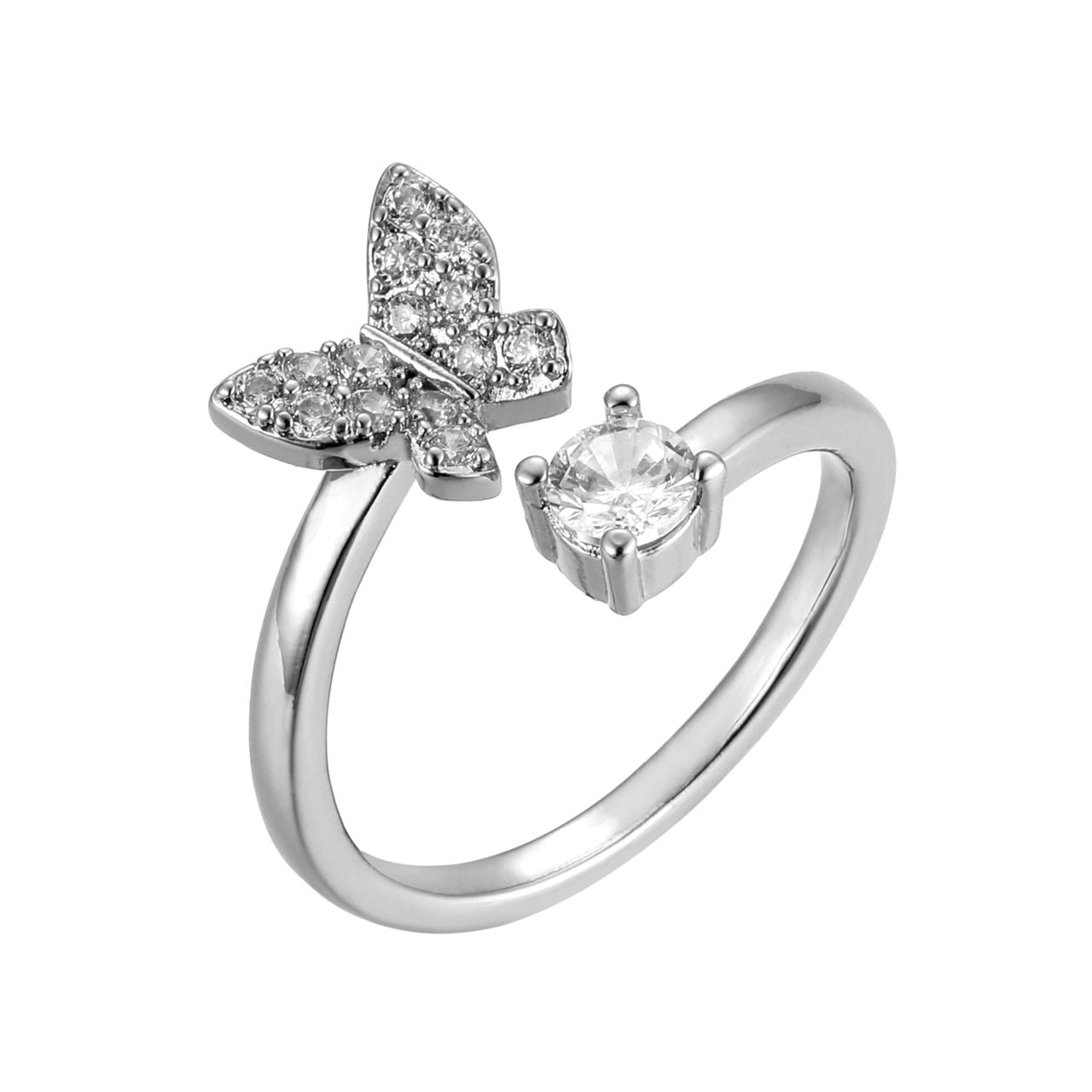Bague initiale personnalisée et élégante