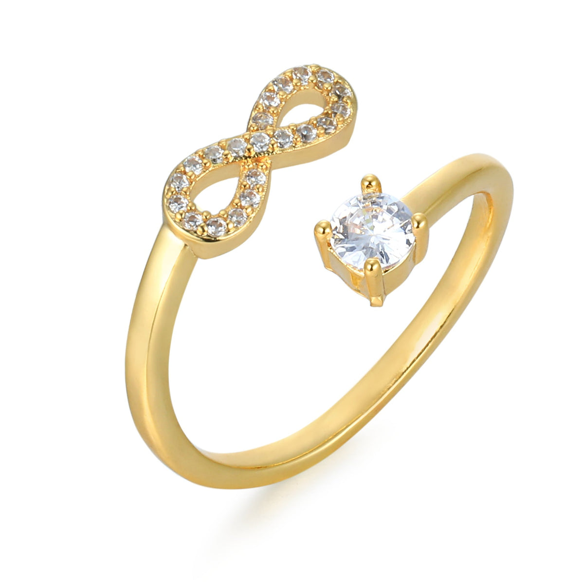 Bague initiale personnalisée et élégante