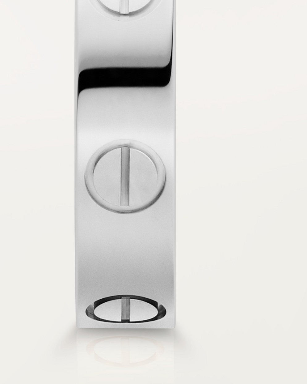 Bague mixte en alliage de zinc argenté