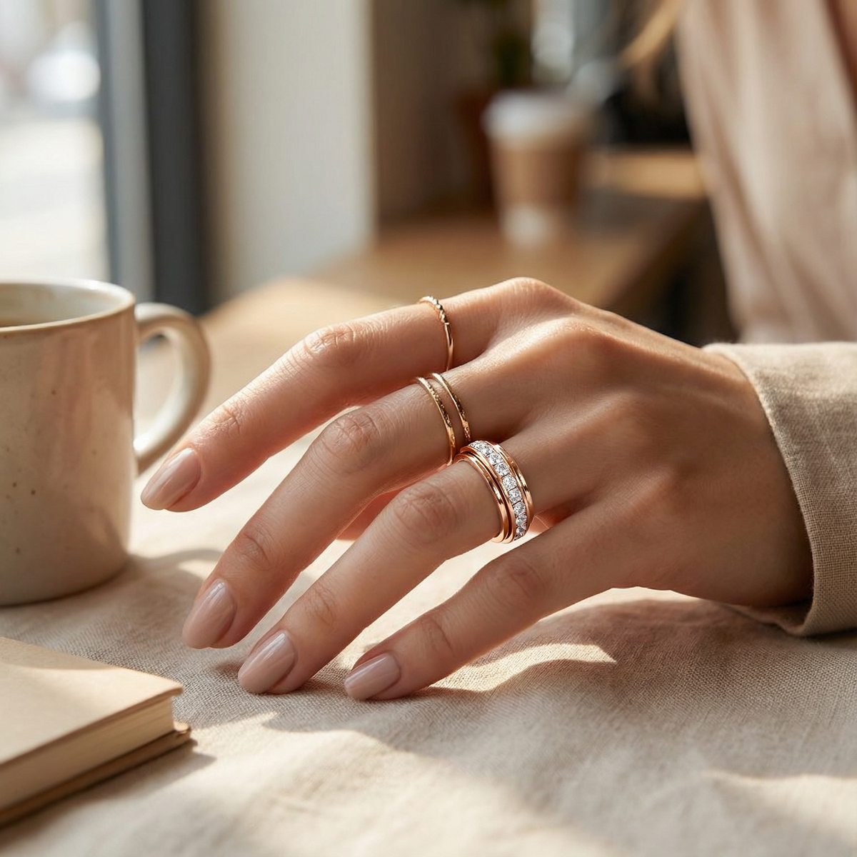 Bague tournante en oxyde de zirconium