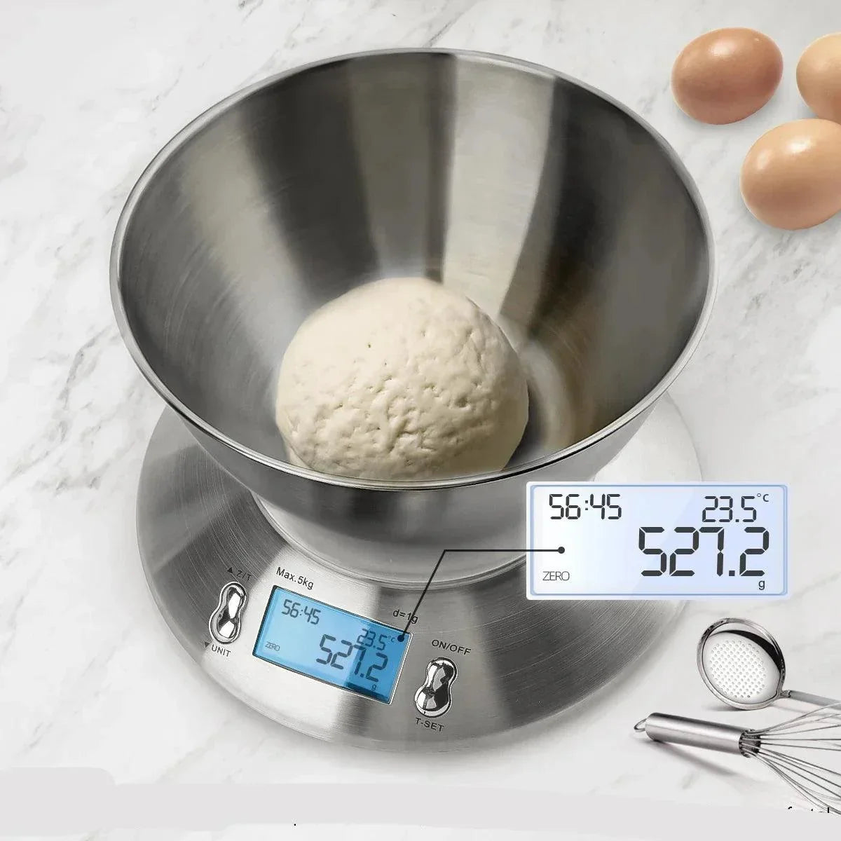 Balance de cuisine numérique 5 kg