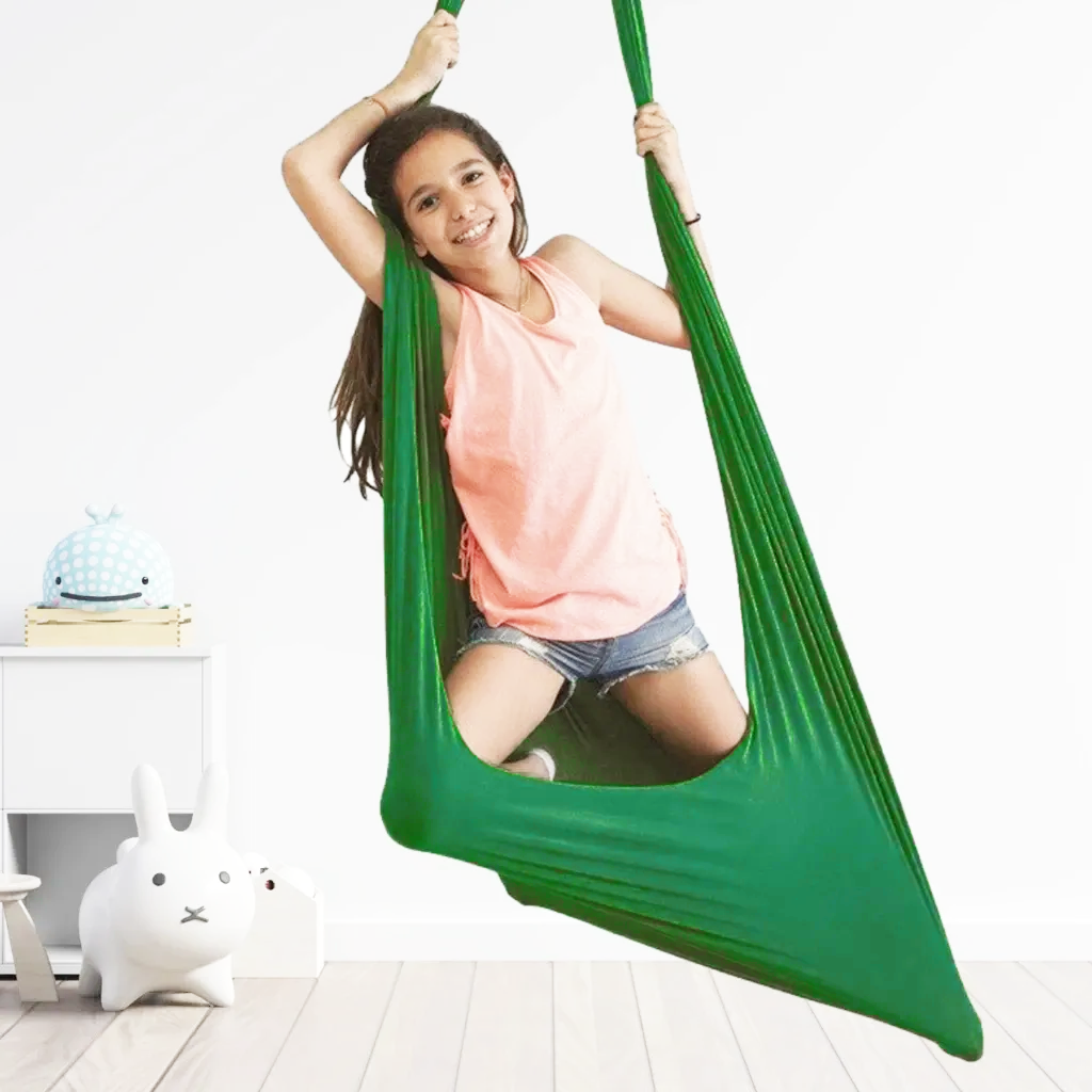 Balançoire-hamac thérapeutique pour enfant pour le calme, la concentration et la confiance en soi