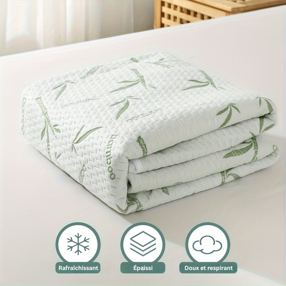 BambooCool Mattress Protector – Breathable and Cooling for Improved Sleep Comfort