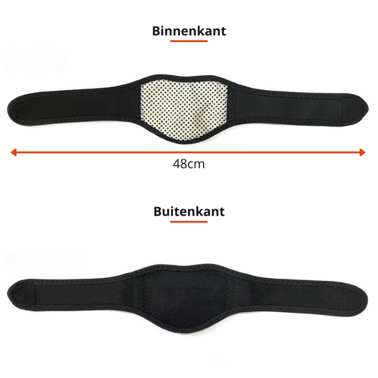 Bandage cervical magnétique auto-chauffant