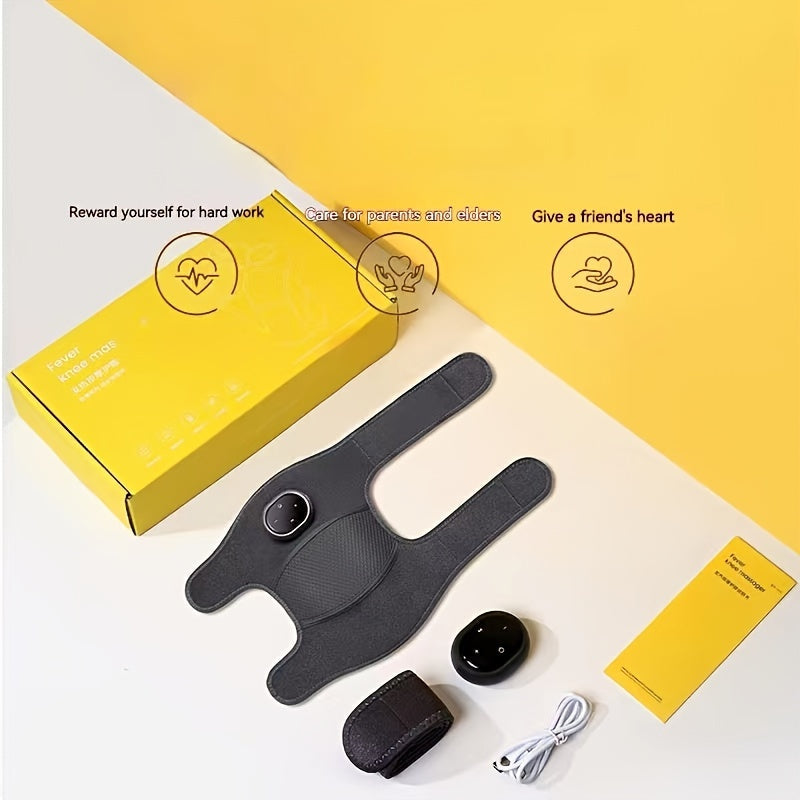 Bandage chauffant 3-en-1 à chaleur et vibrations pour genou, épaule et coude