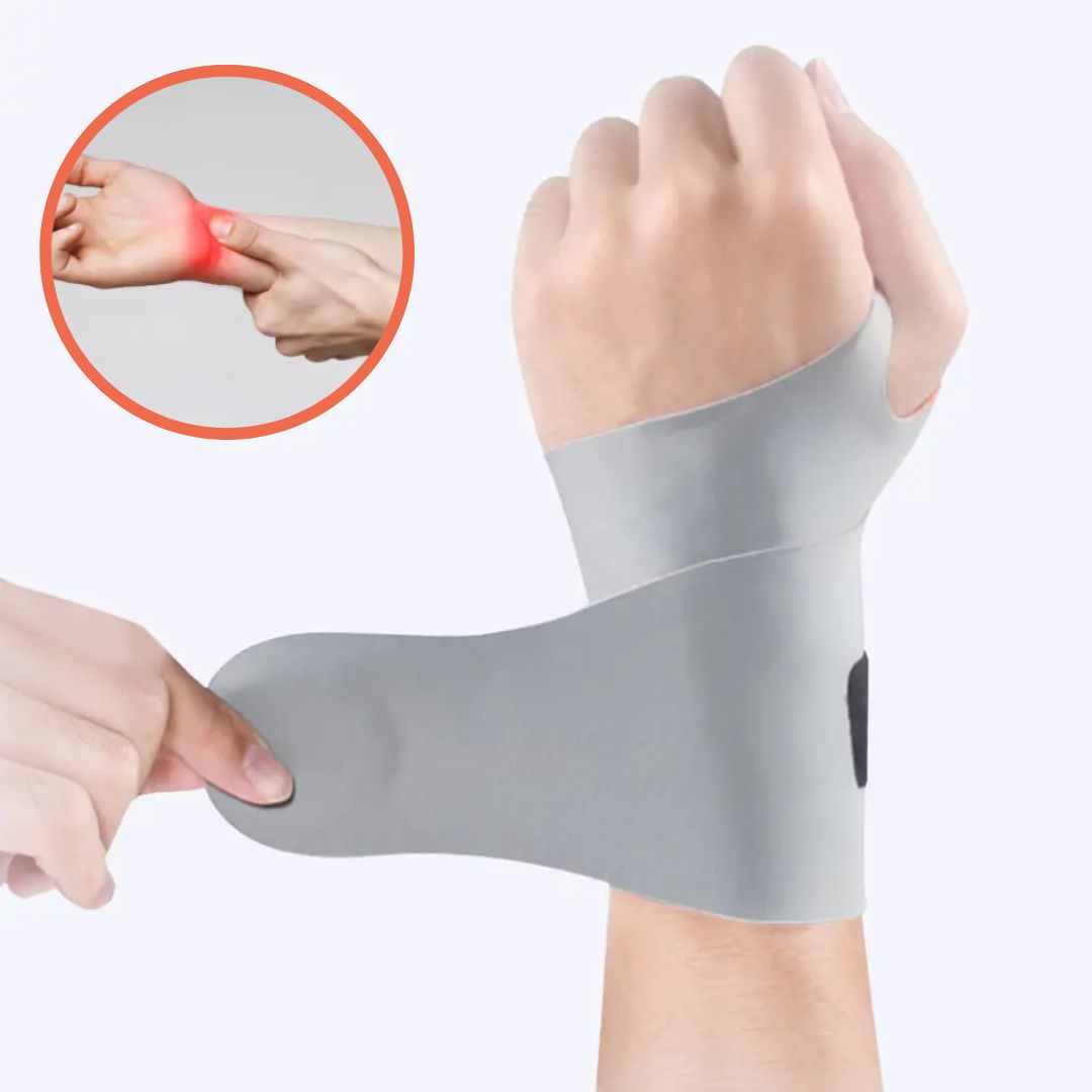 Bandage poignet ajustable pour soulagement de la douleur