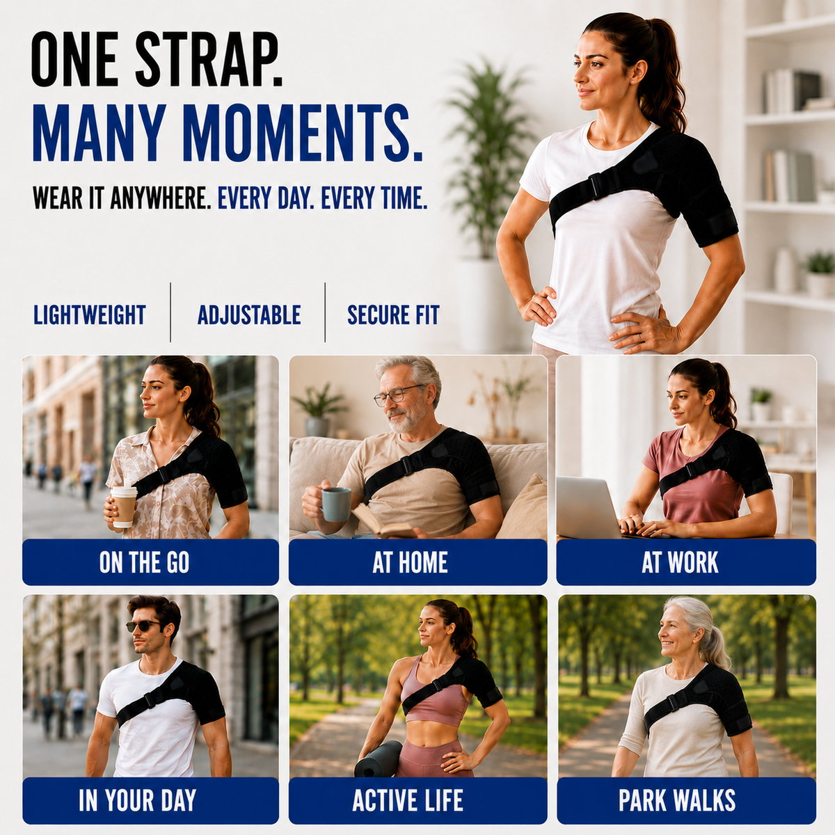 Bandeau d'épaule réglable