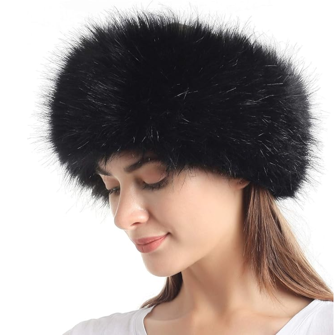 Bandeau d'hiver en fausse fourrure