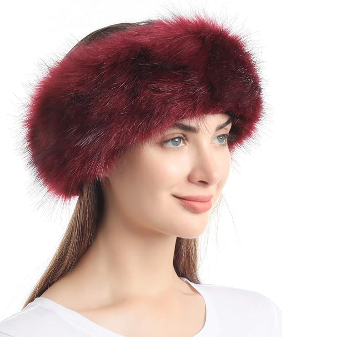 Bandeau d'hiver en fausse fourrure