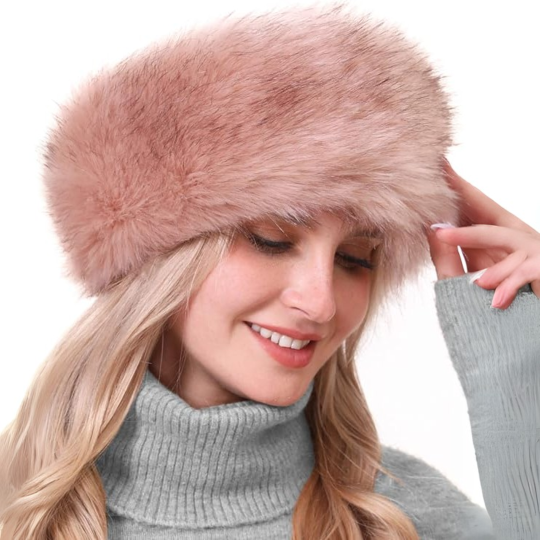 Bandeau d'hiver en fausse fourrure