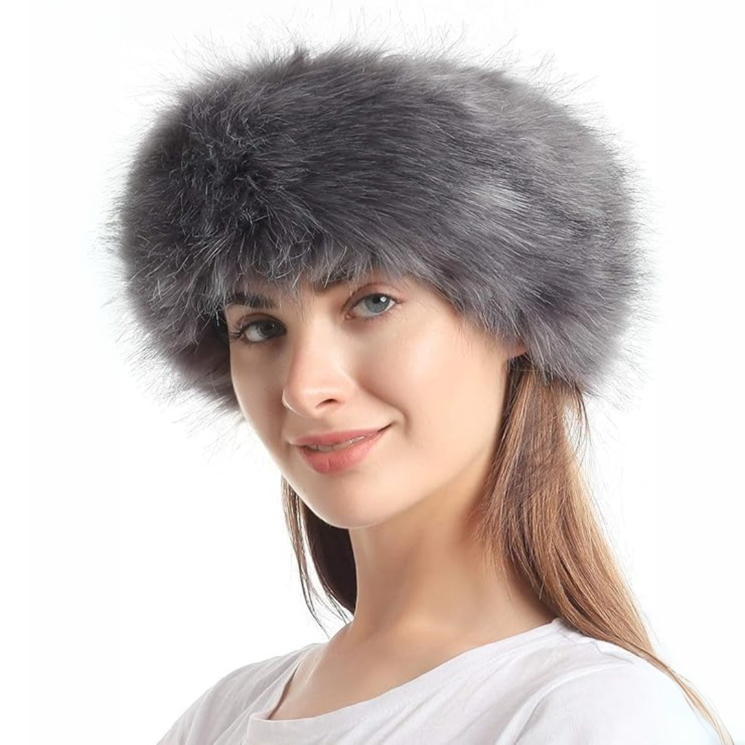 Bandeau d'hiver en fausse fourrure