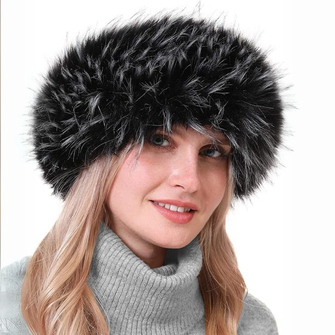 Bandeau d'hiver en fausse fourrure