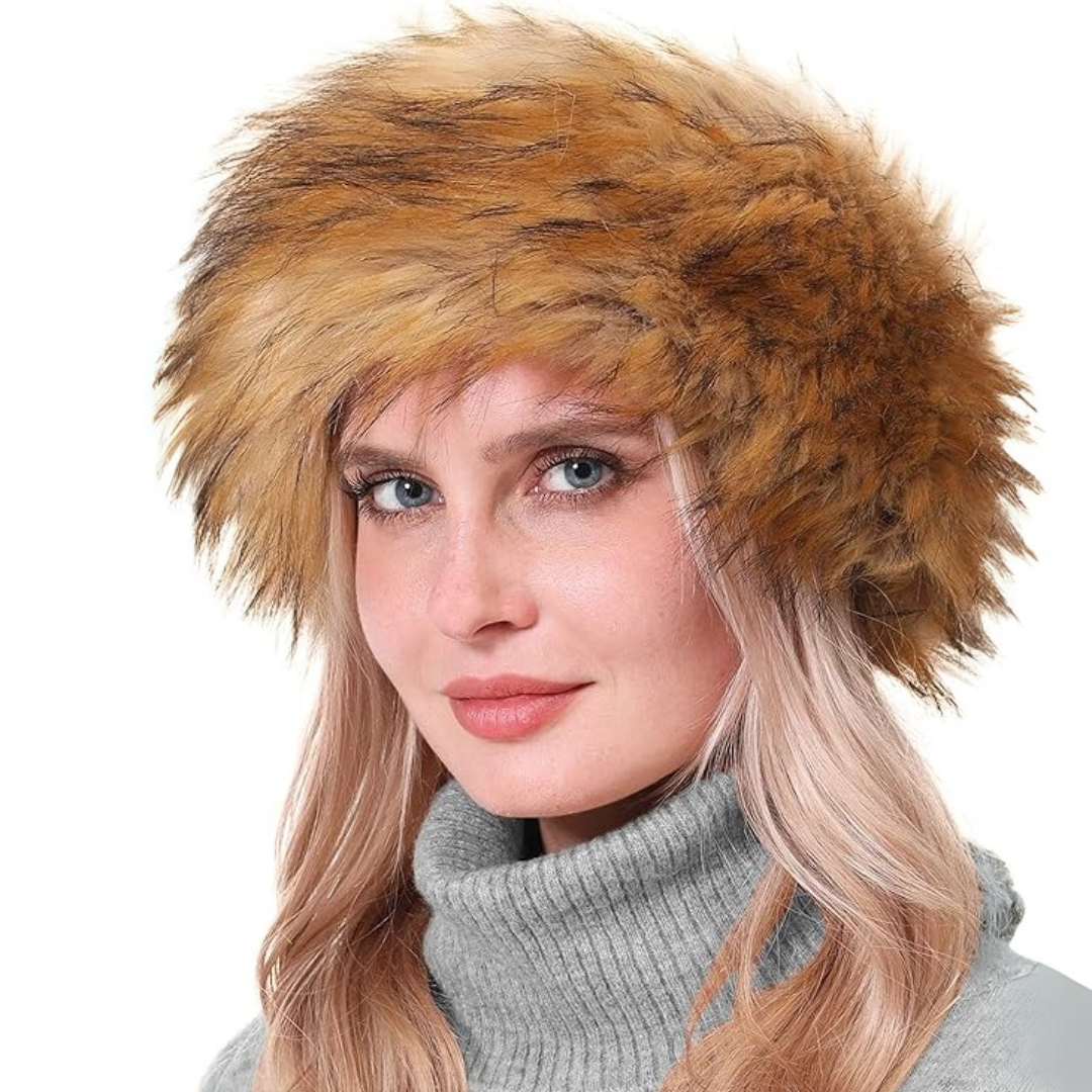 Bandeau d'hiver en fausse fourrure