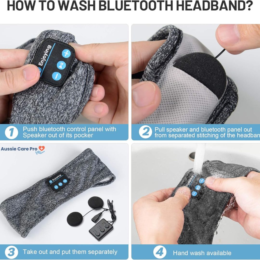 Bandeau de sommeil avec écouteurs Bluetooth