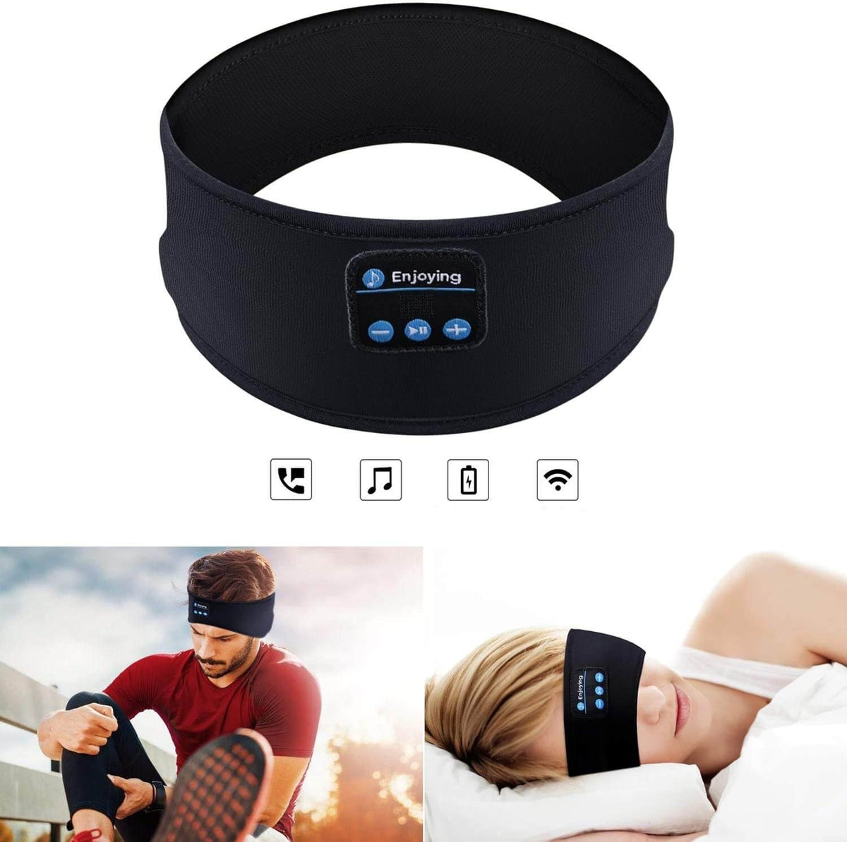Bandeau frontal Bluetooth sans fil