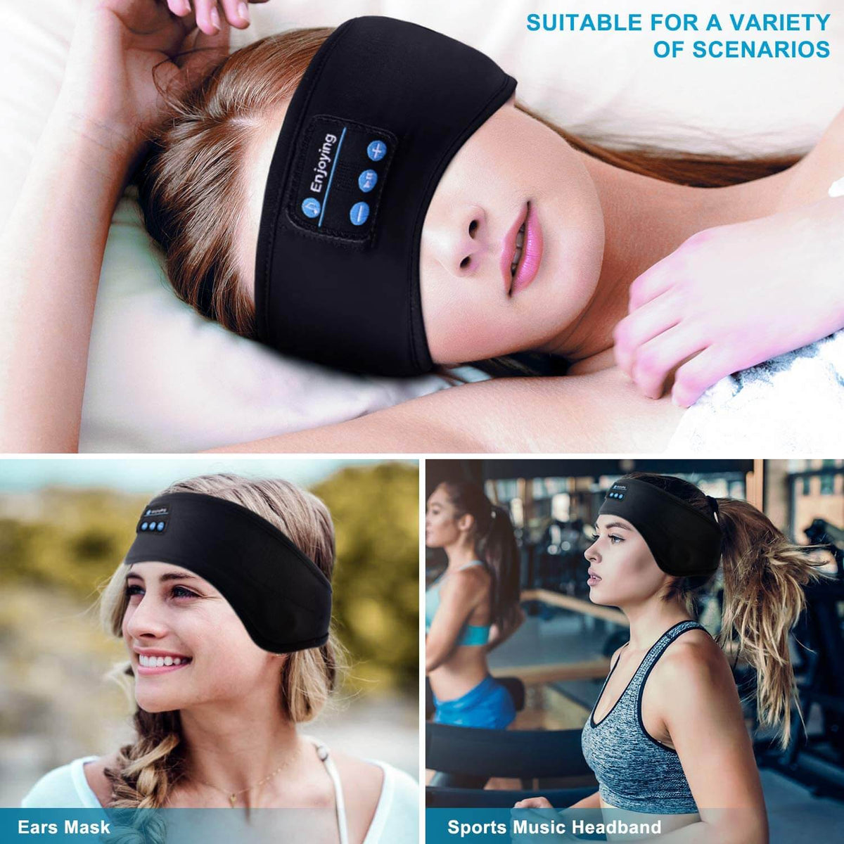 Bandeau frontal Bluetooth sans fil
