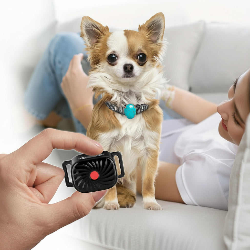 BARKCALM MINI – Gentle Anti-Bark Collar with Sound & Vibration for Small Dogs
