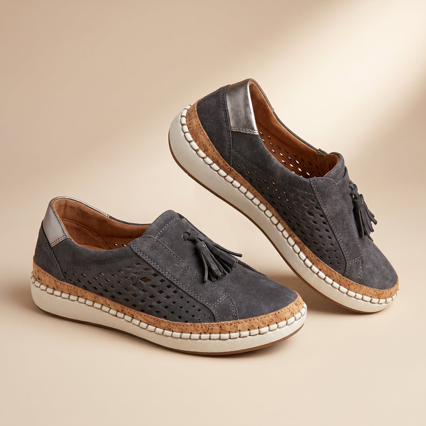 Baskets à enfiler respirantes pour femme | Chaussures orthopédiques confortables pour la marche quotidienne