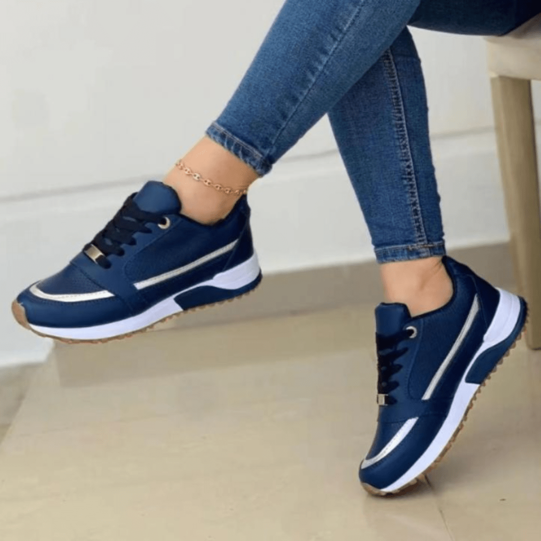 Baskets à lacets tendance pour femme