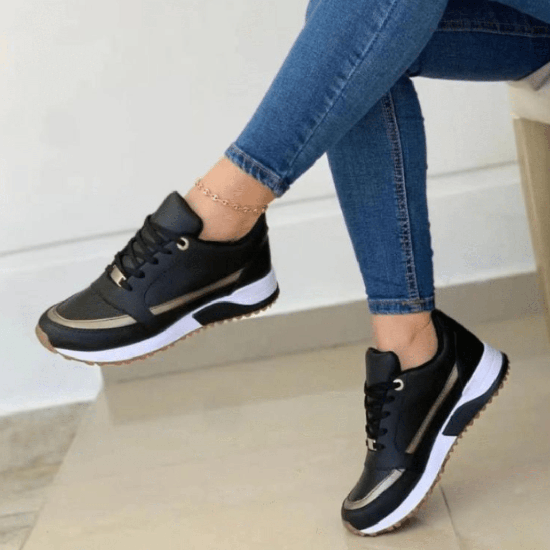 Baskets à lacets tendance pour femme