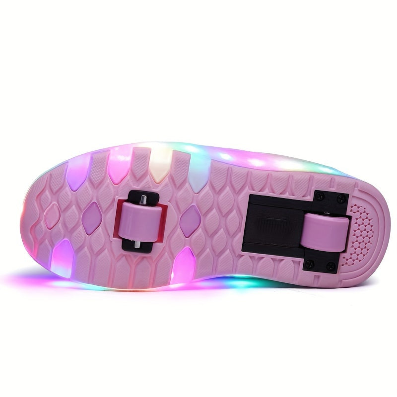 Baskets à roulettes lumineuses pour enfants actifs