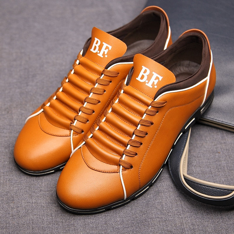 Baskets décontractées à lacets pour homme