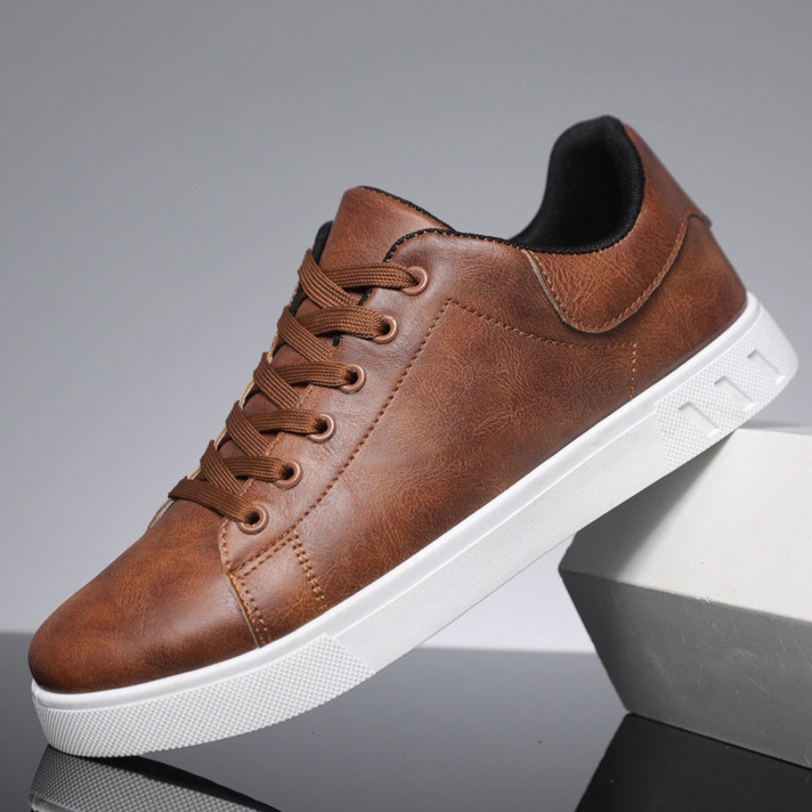 Baskets en cuir pour homme