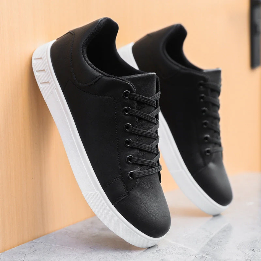Baskets en cuir pour homme