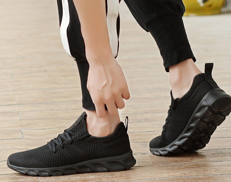 Baskets homme en maille respirante