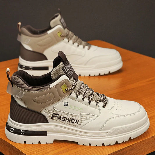 Baskets montantes orthopédiques pour homme avec col rembourré