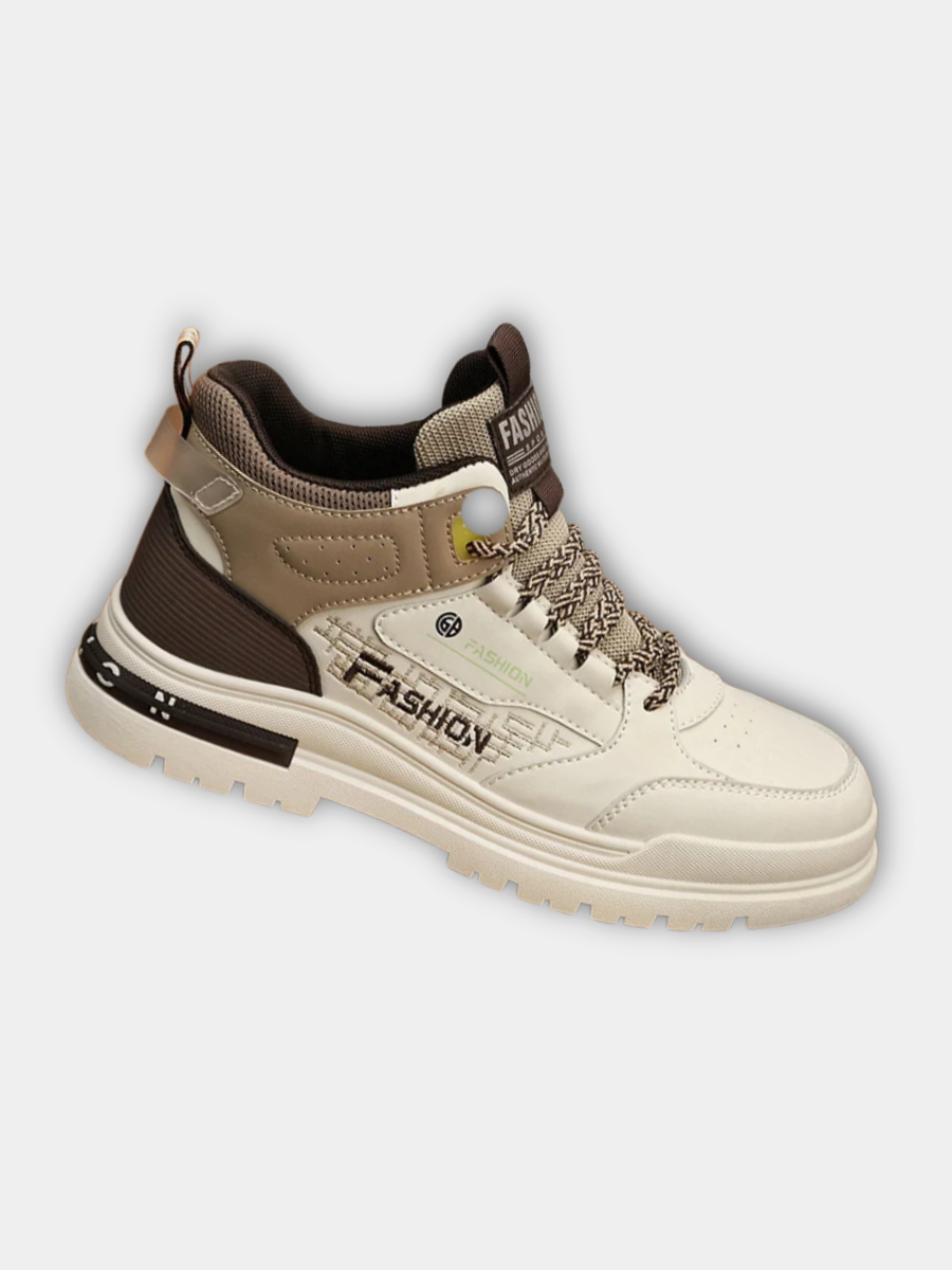 Baskets montantes orthopédiques pour homme avec col rembourré