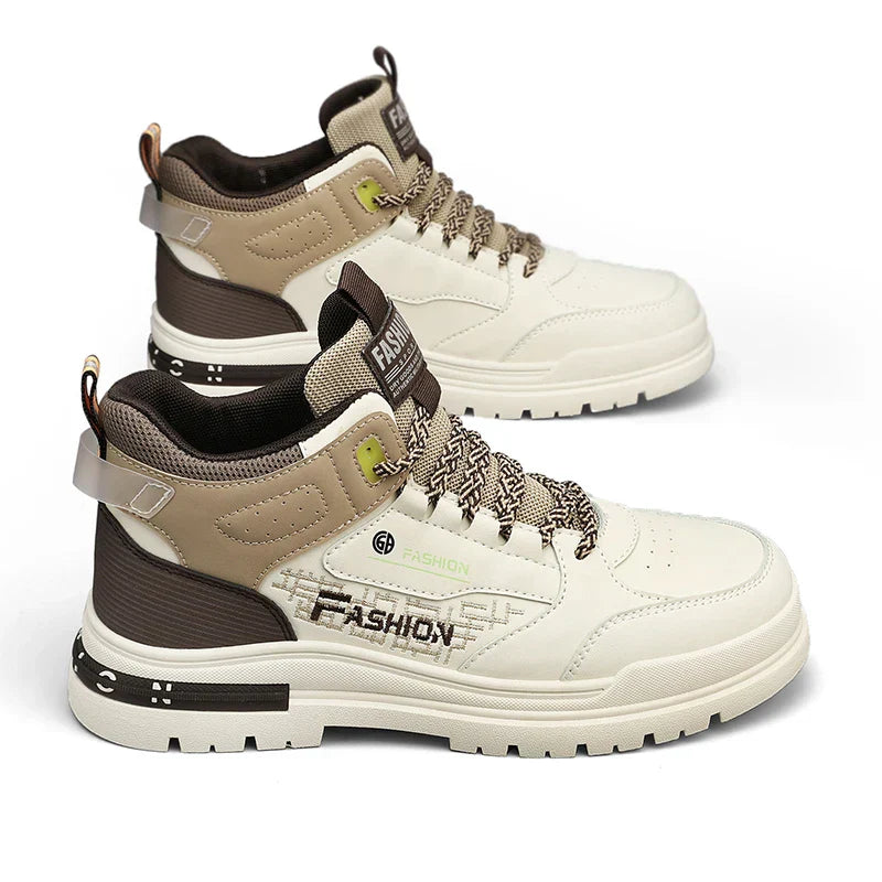 Baskets montantes orthopédiques pour homme avec col rembourré
