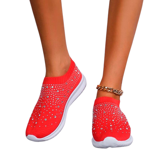 Baskets respirantes en maille pour femme