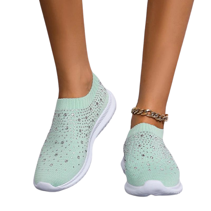 Baskets respirantes en maille pour femme