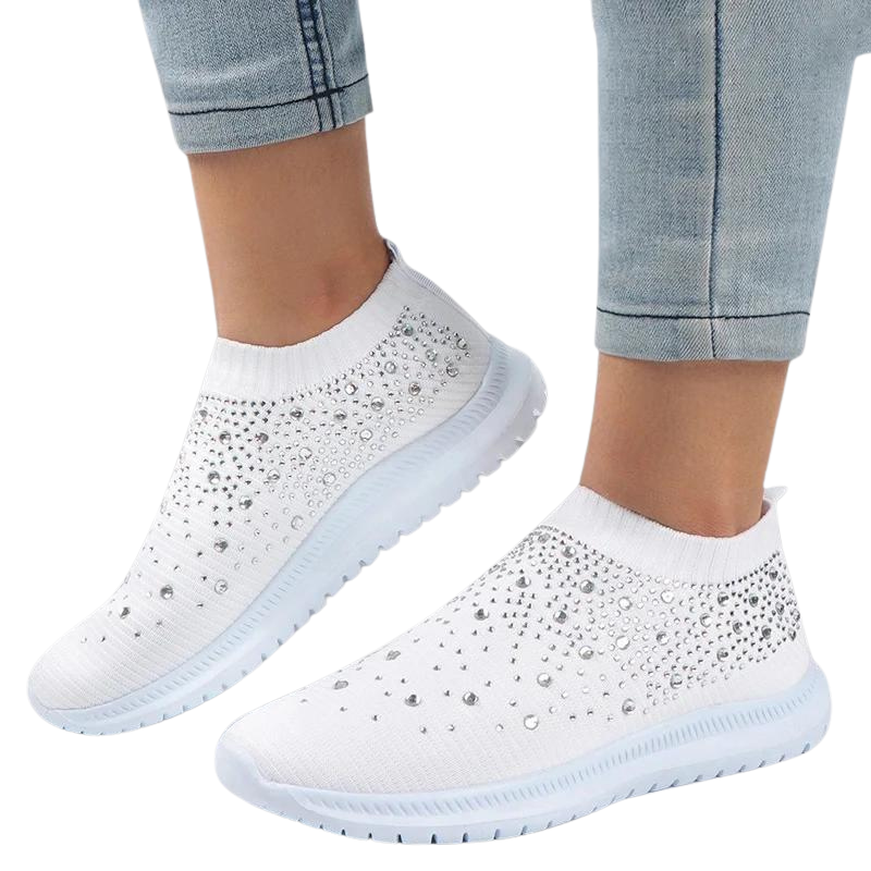 Baskets respirantes en maille pour femme
