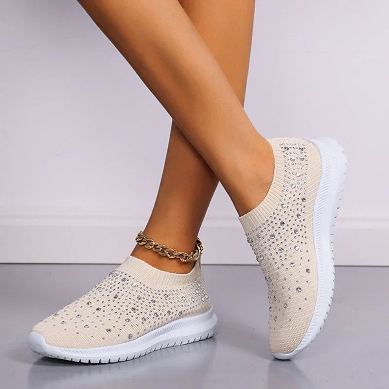 Baskets respirantes en maille pour femme