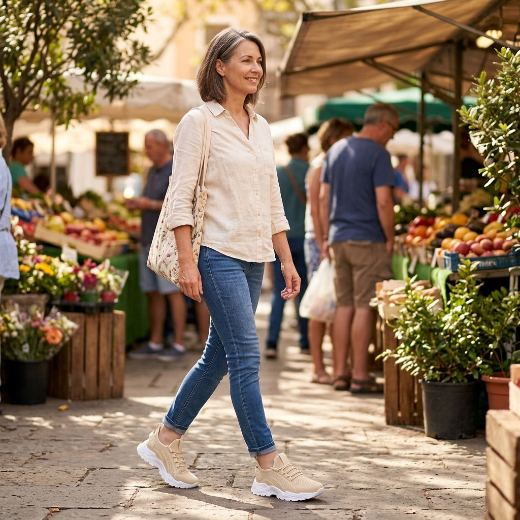 Baskets respirantes pour femme pour un confort tout au long de la journée
