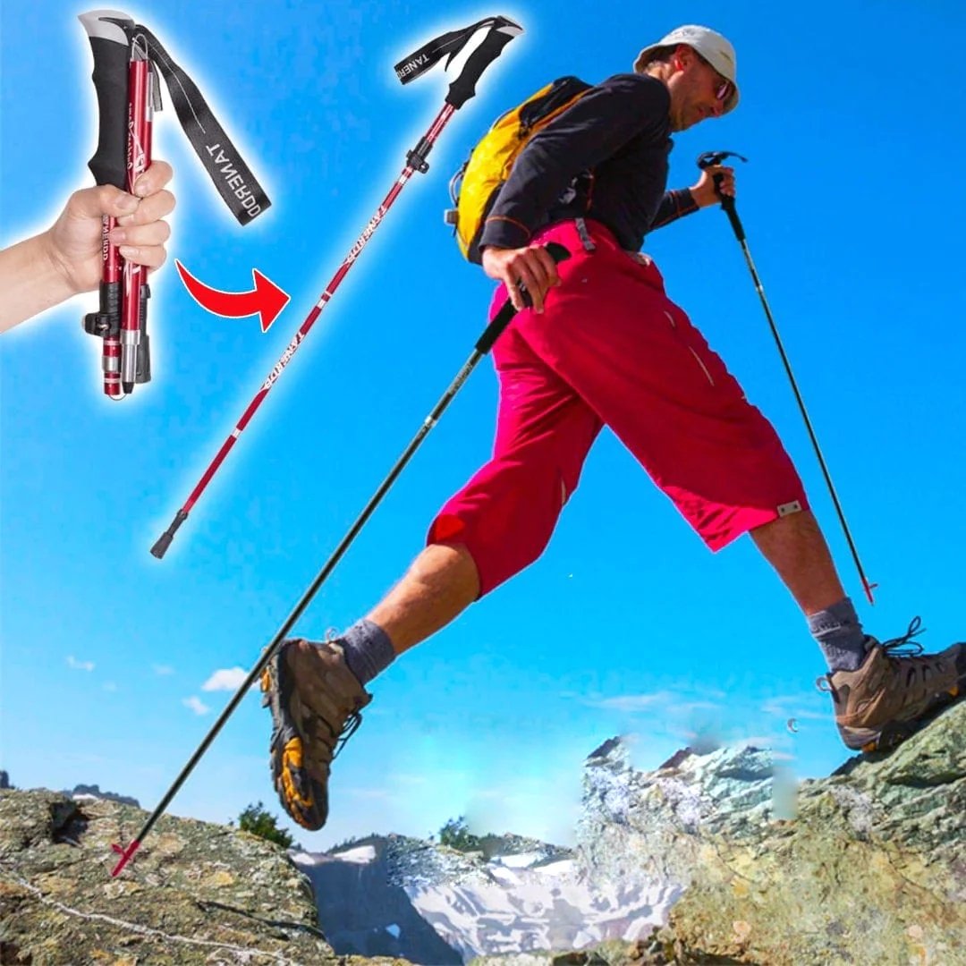 Bâtons de randonnée pliables | Bâtons de trekking pour activités outdoor et aventure