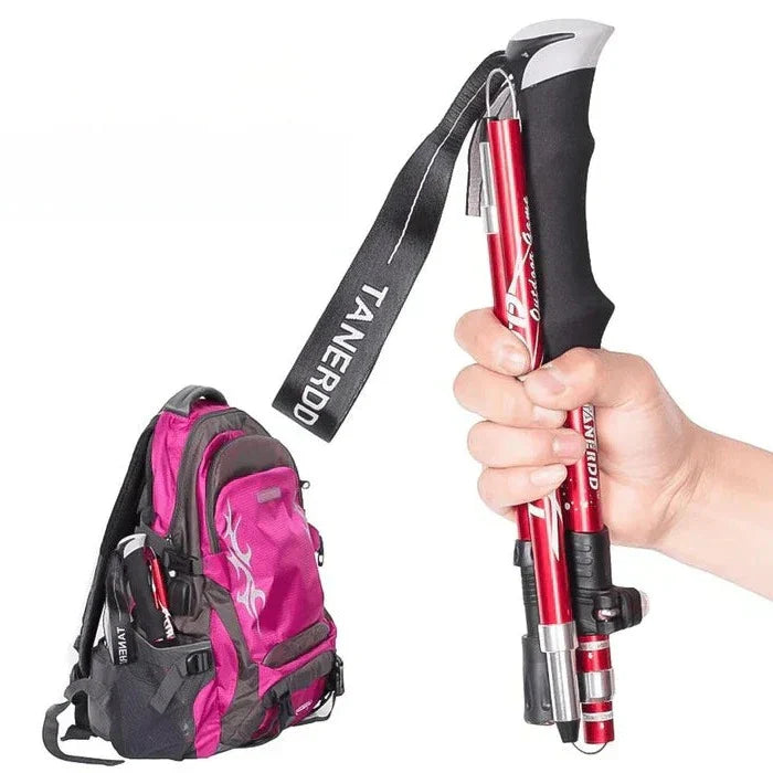 Bâtons de trekking réglables - bâtons télescopiques pliables