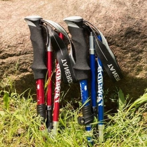 Bâtons de trekking réglables - bâtons télescopiques pliables