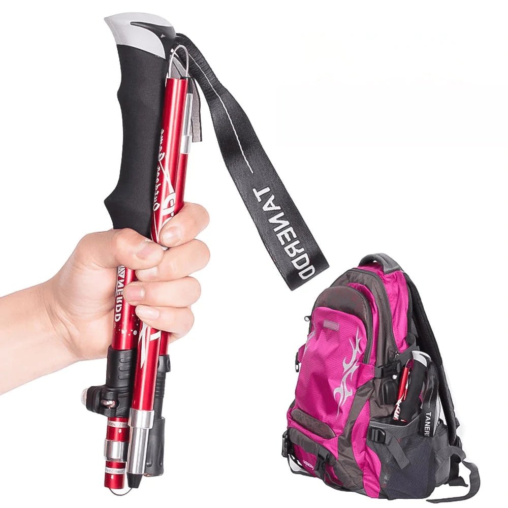 Bâtons de trekking télescopiques et pliables pour la randonnée