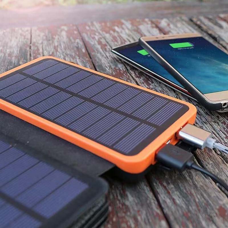 Batterie externe solaire pliante et étanche